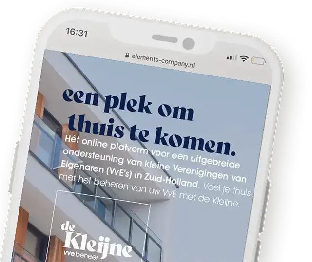 Iphone de kleijne vve beheer