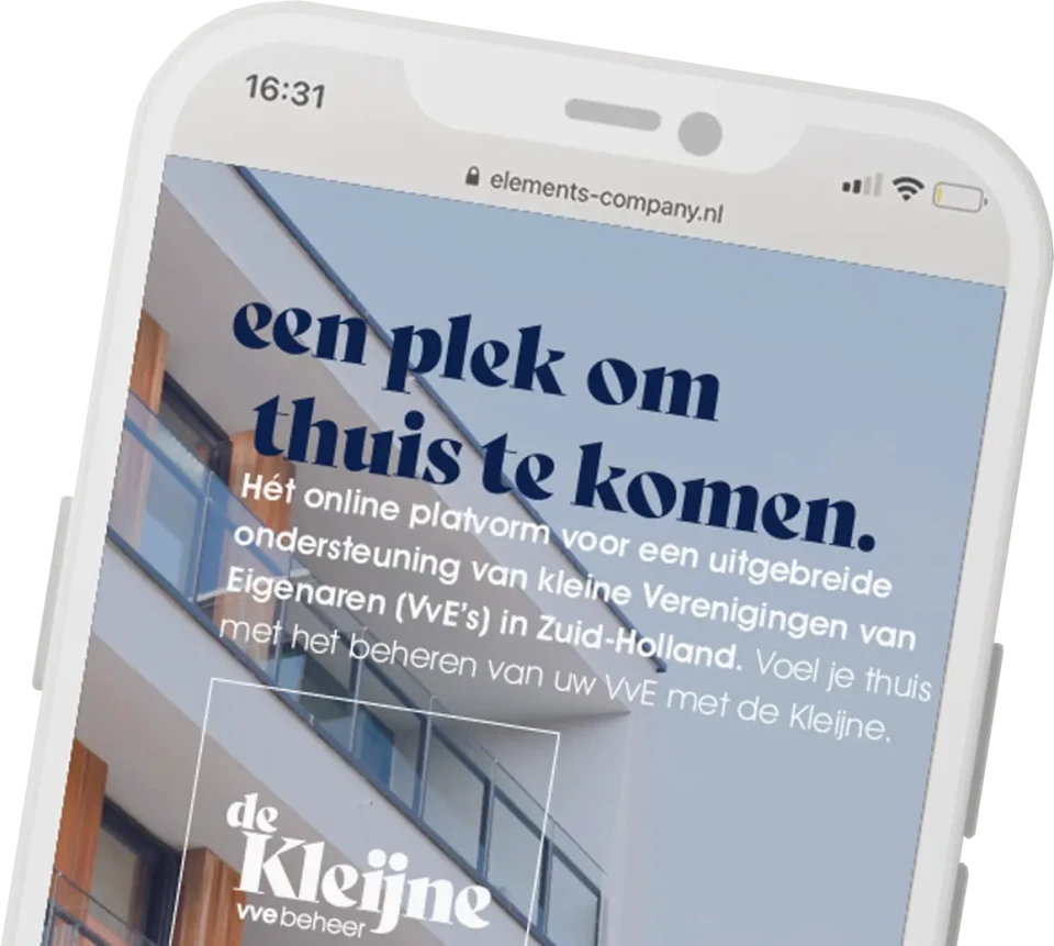 Iphone de kleijne vve beheer